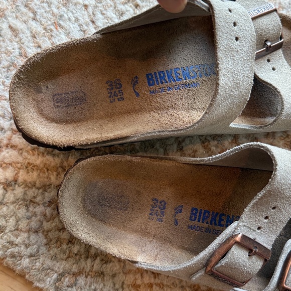 BIRKENSTOCK ARIZONA SUEDE SANDALs EU 38 - Picture 5 of 7